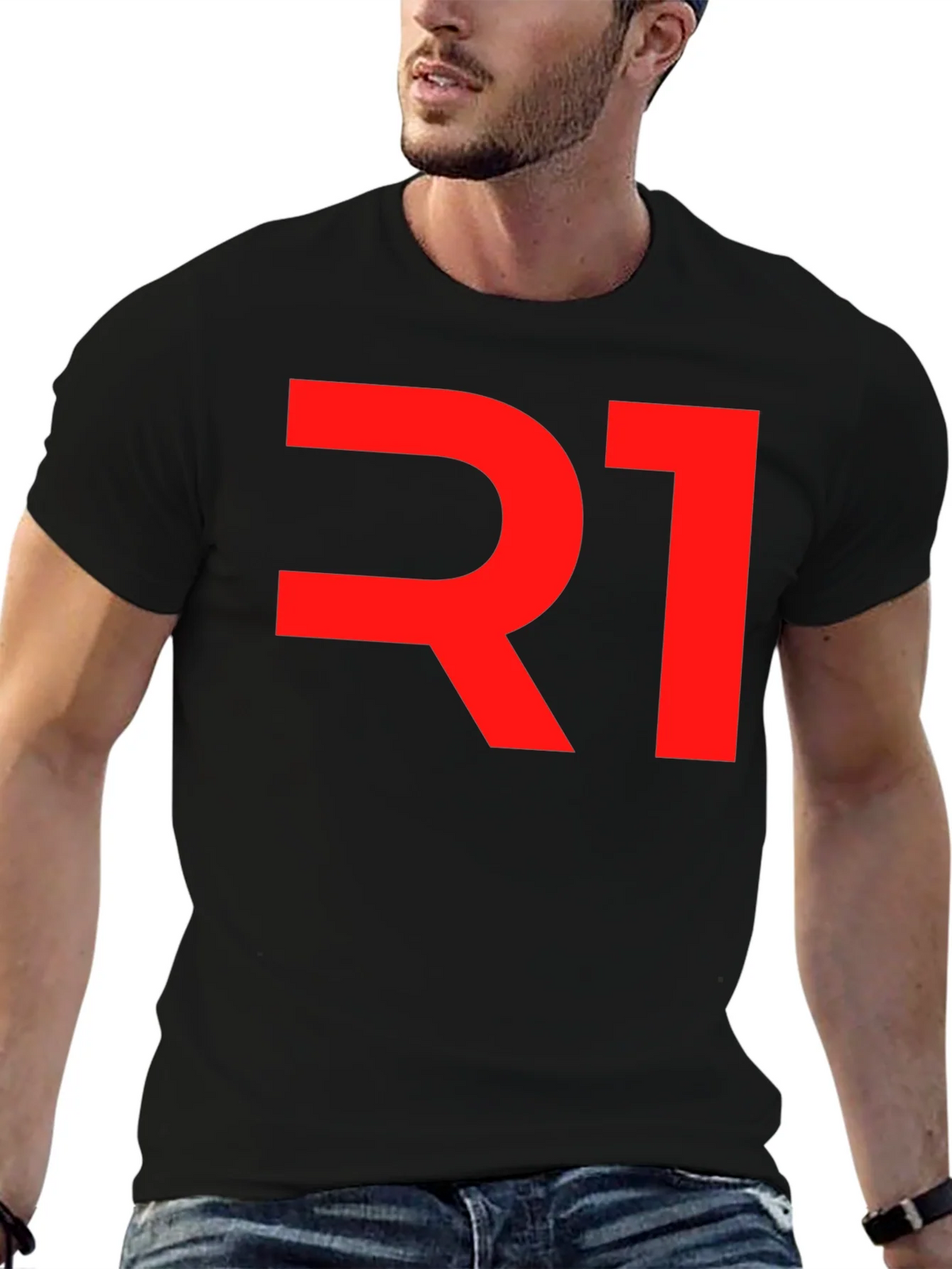 Bold Red R1 Graphic Tee - Stylish Casual Wear product image 9