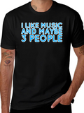 Music Lover T-Shirt - Funny Slogan Tee product image 1