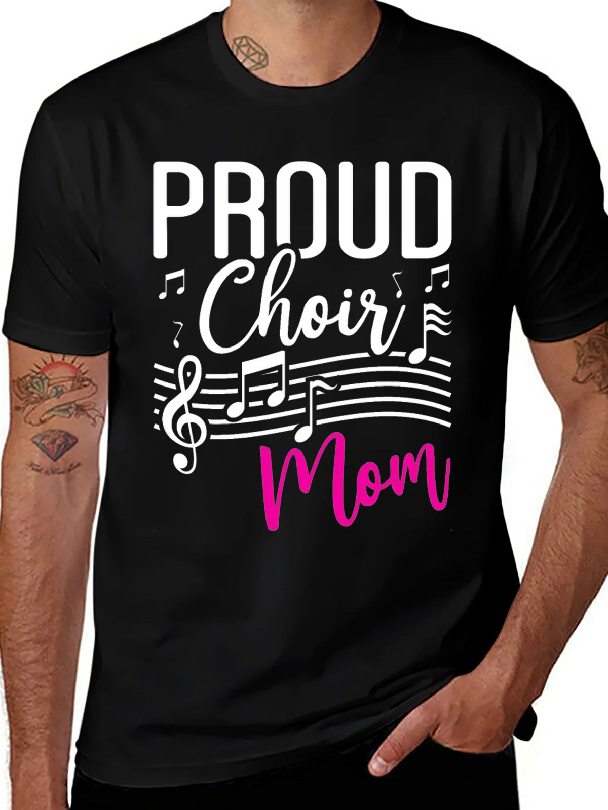 Proud Choir Mom T-Shirt - Music Lover Tee product image 1