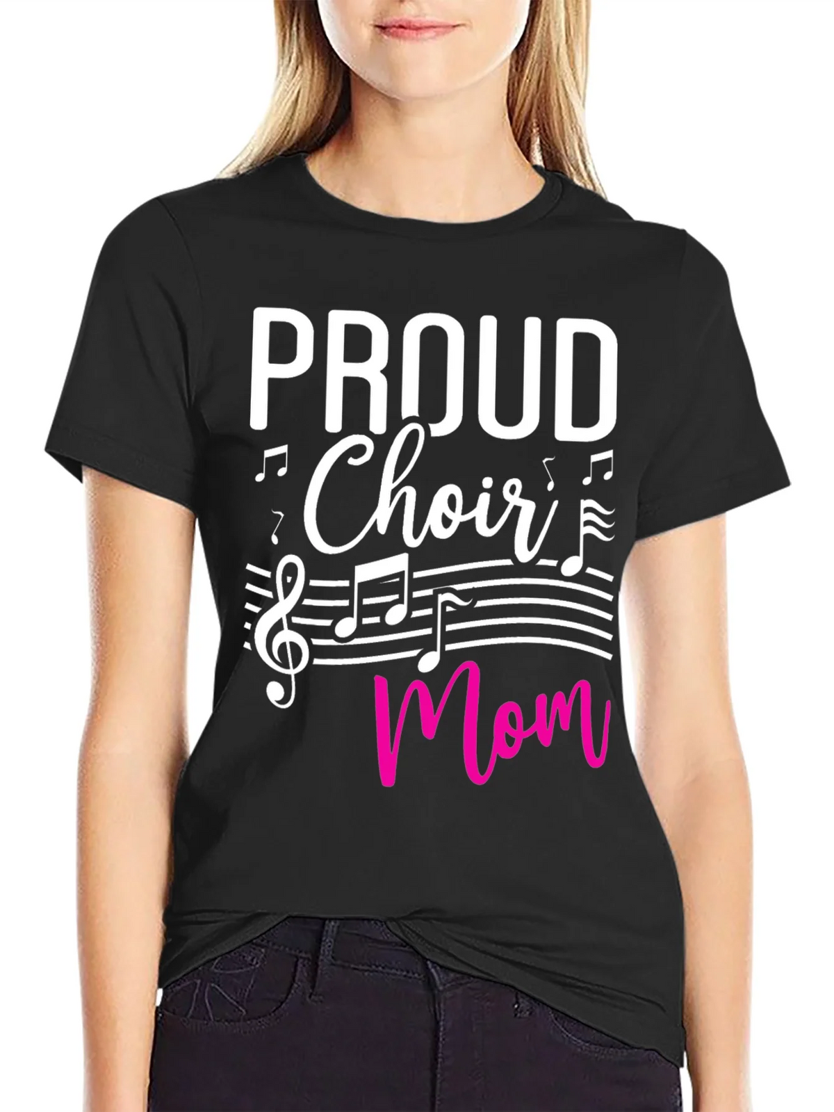 Proud Choir Mom T-Shirt - Music Lover Tee product image 5