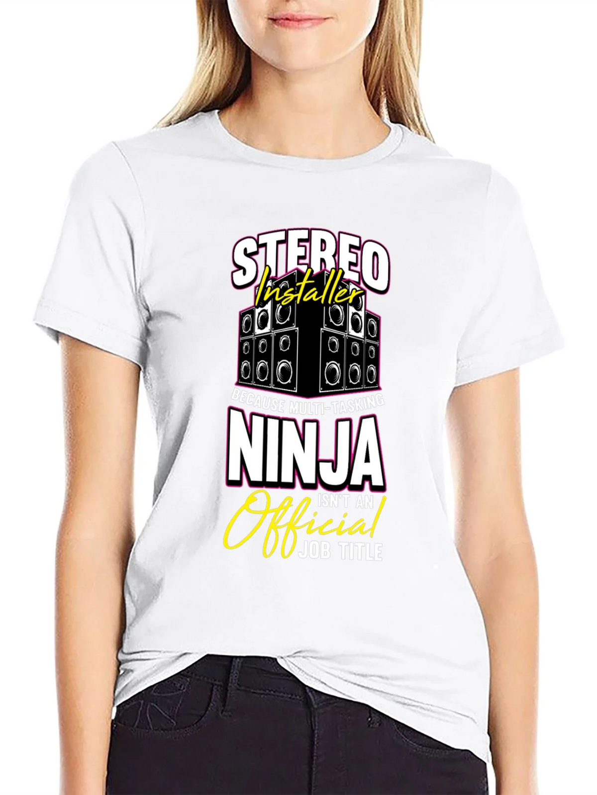 Stereo Installer Ninja T-Shirt Funny Gift product image 11