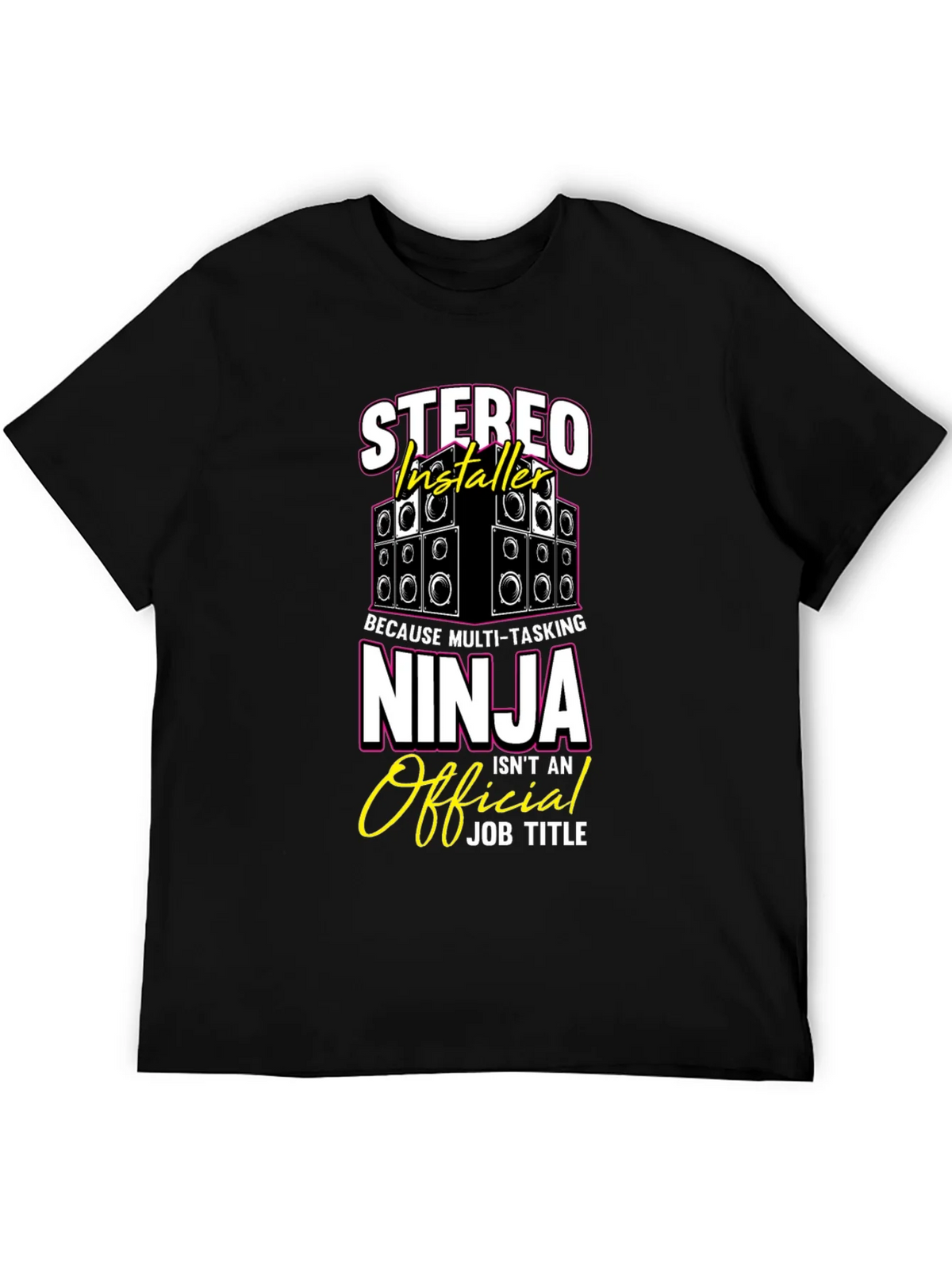 Stereo Installer Ninja T-Shirt Funny Gift product image 8