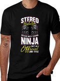 Stereo Installer Ninja T-Shirt Funny Gift product image 1