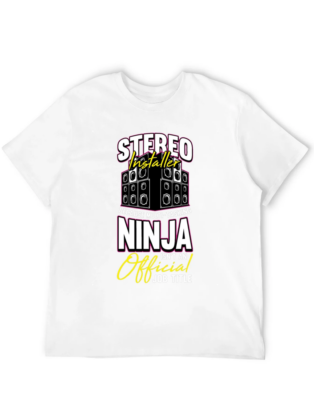 Stereo Installer Ninja T-Shirt Funny Gift product image 3