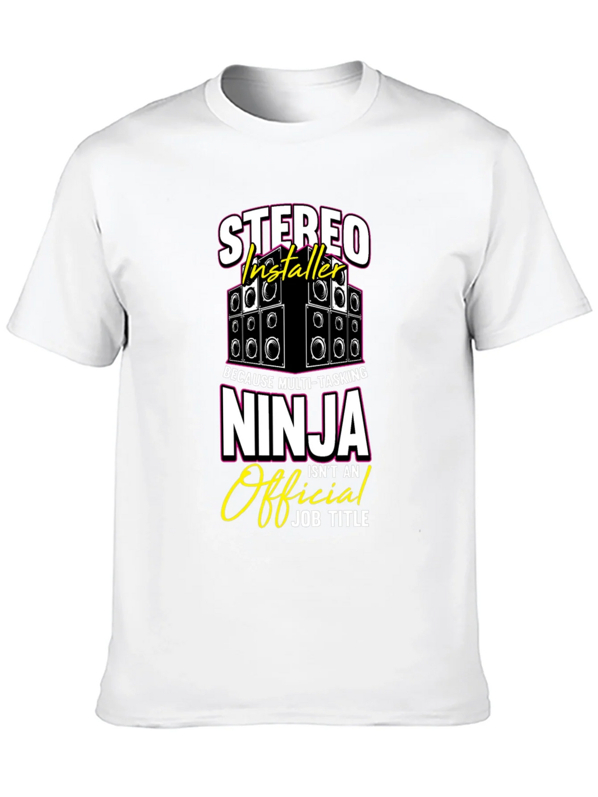 Stereo Installer Ninja T-Shirt Funny Gift product image 12
