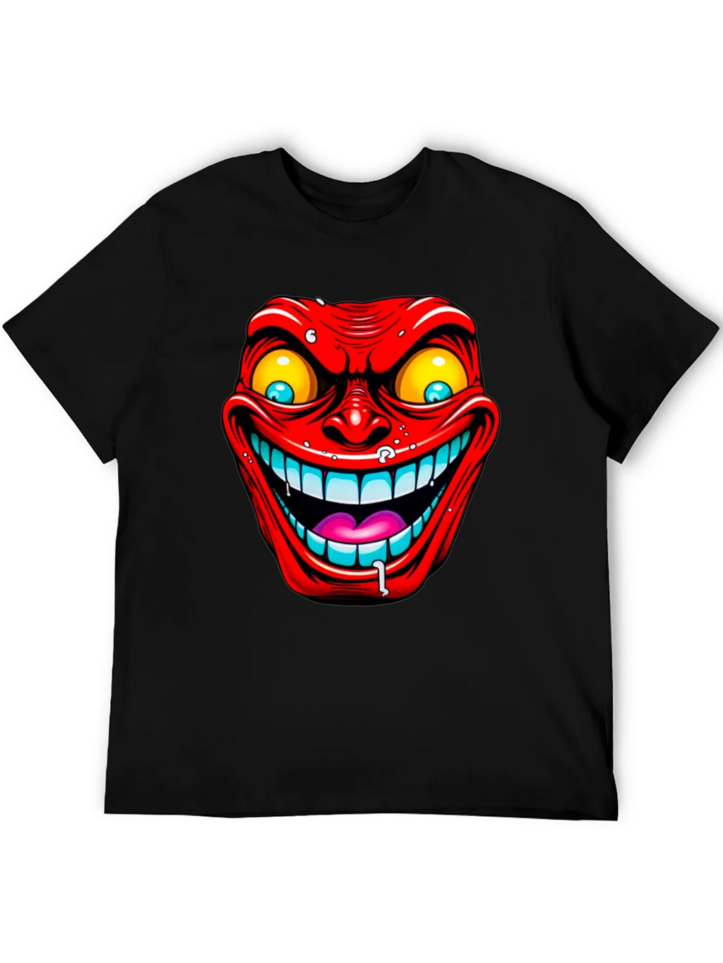 Evil Grin Graphic Tee - Mens Black T-Shirt product image 8