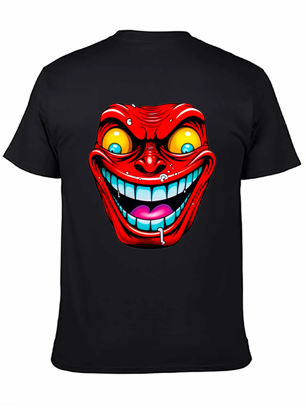 Evil Grin Graphic Tee - Mens Black T-Shirt product image 7
