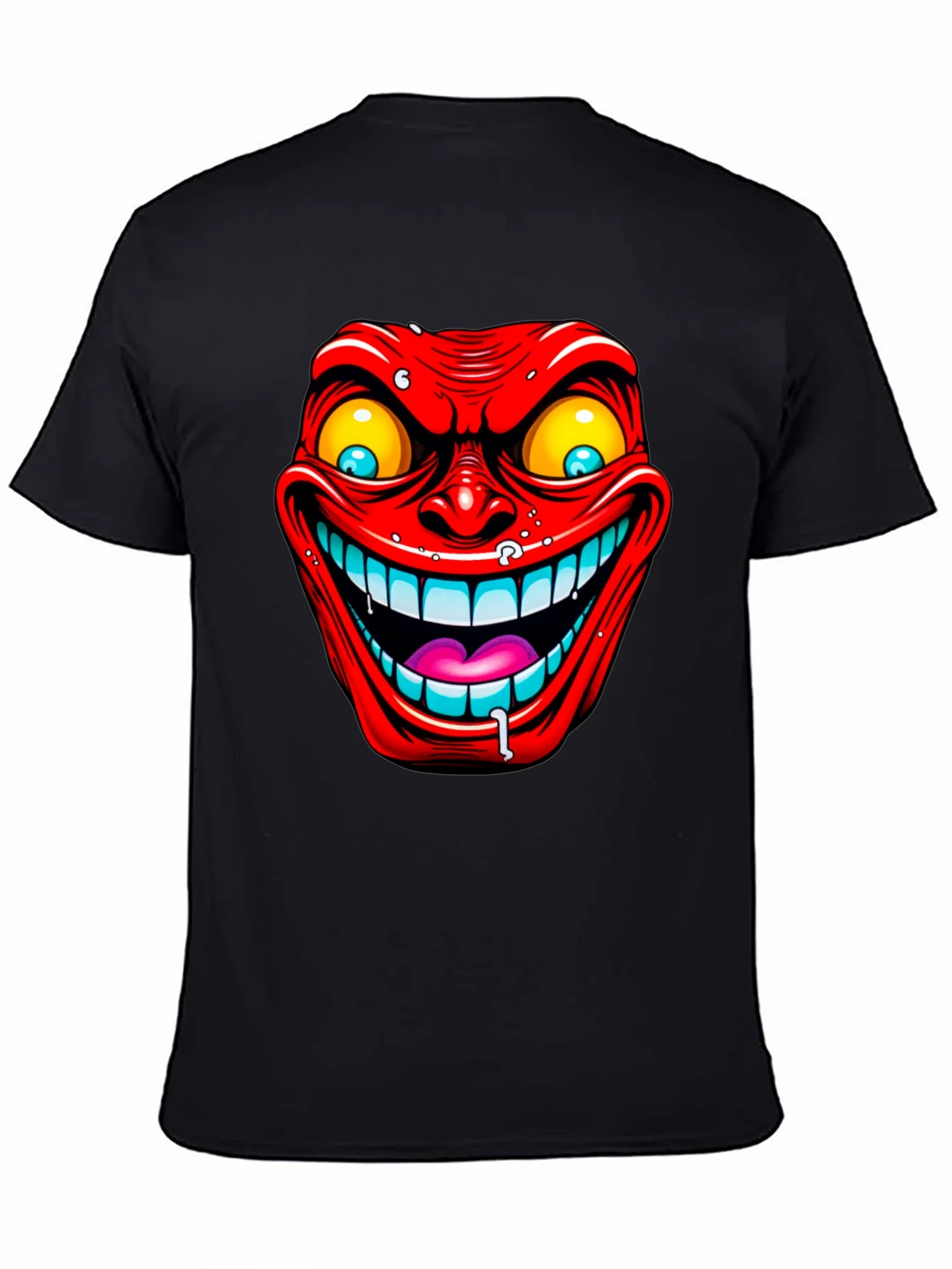 Evil Grin Graphic Tee - Mens Black T-Shirt product image 7