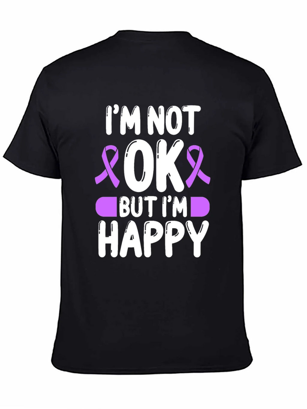 Im Not OK But Im Happy T-Shirt product image 7
