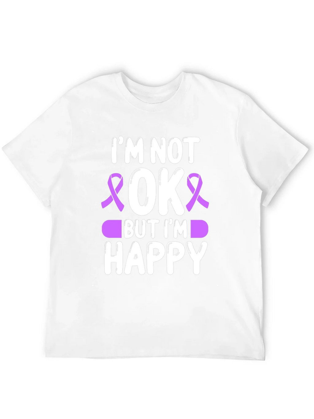 Im Not OK But Im Happy T-Shirt product image 3