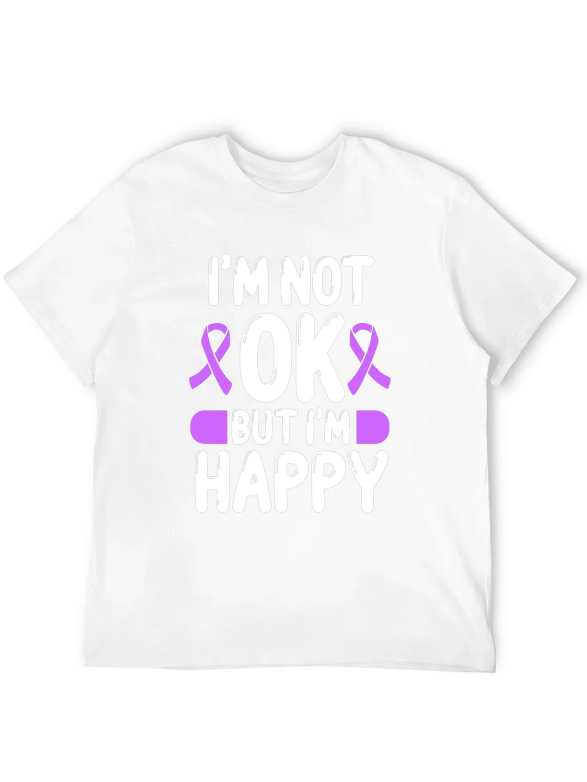 Im Not OK But Im Happy T-Shirt product image 3
