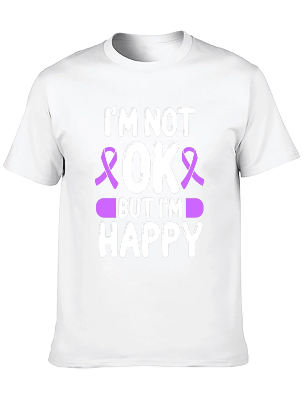 Im Not OK But Im Happy T-Shirt product image 12