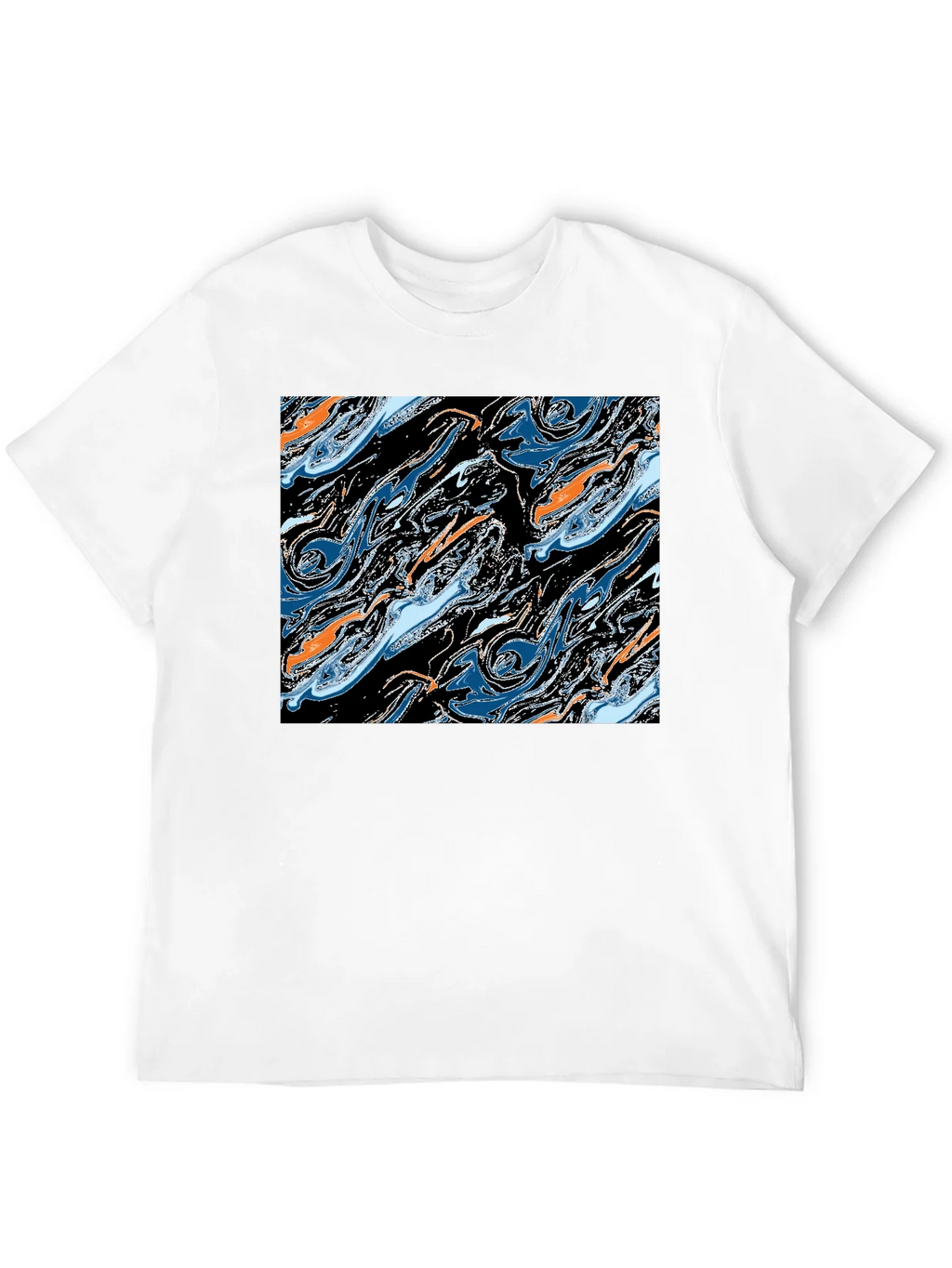 Abstract Swirl Graphic Tee - Modern Art T-Shirt product image 3