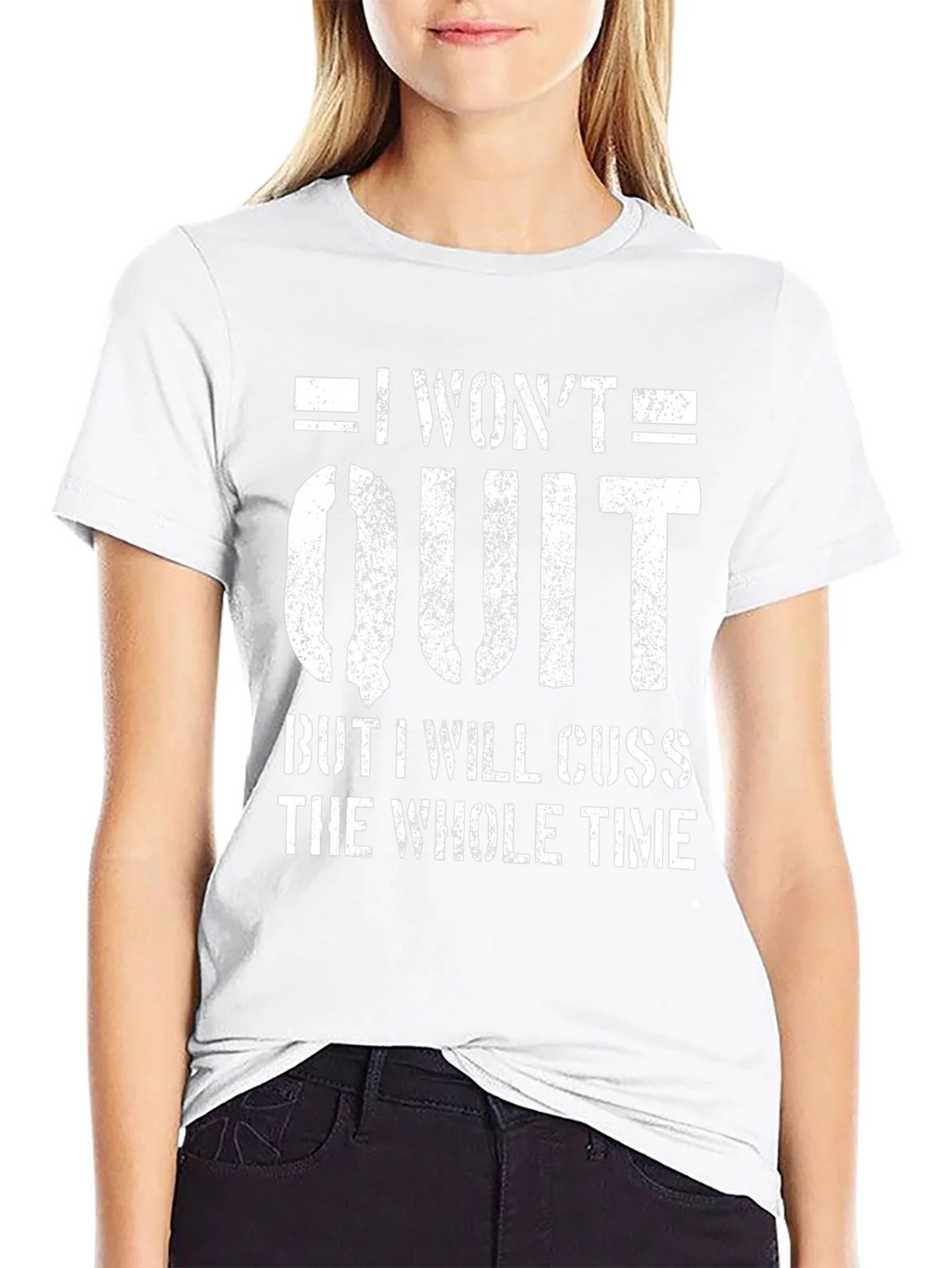 I Wont Quit Mens Graphic Tee - Funny Workout Motivation product image 11