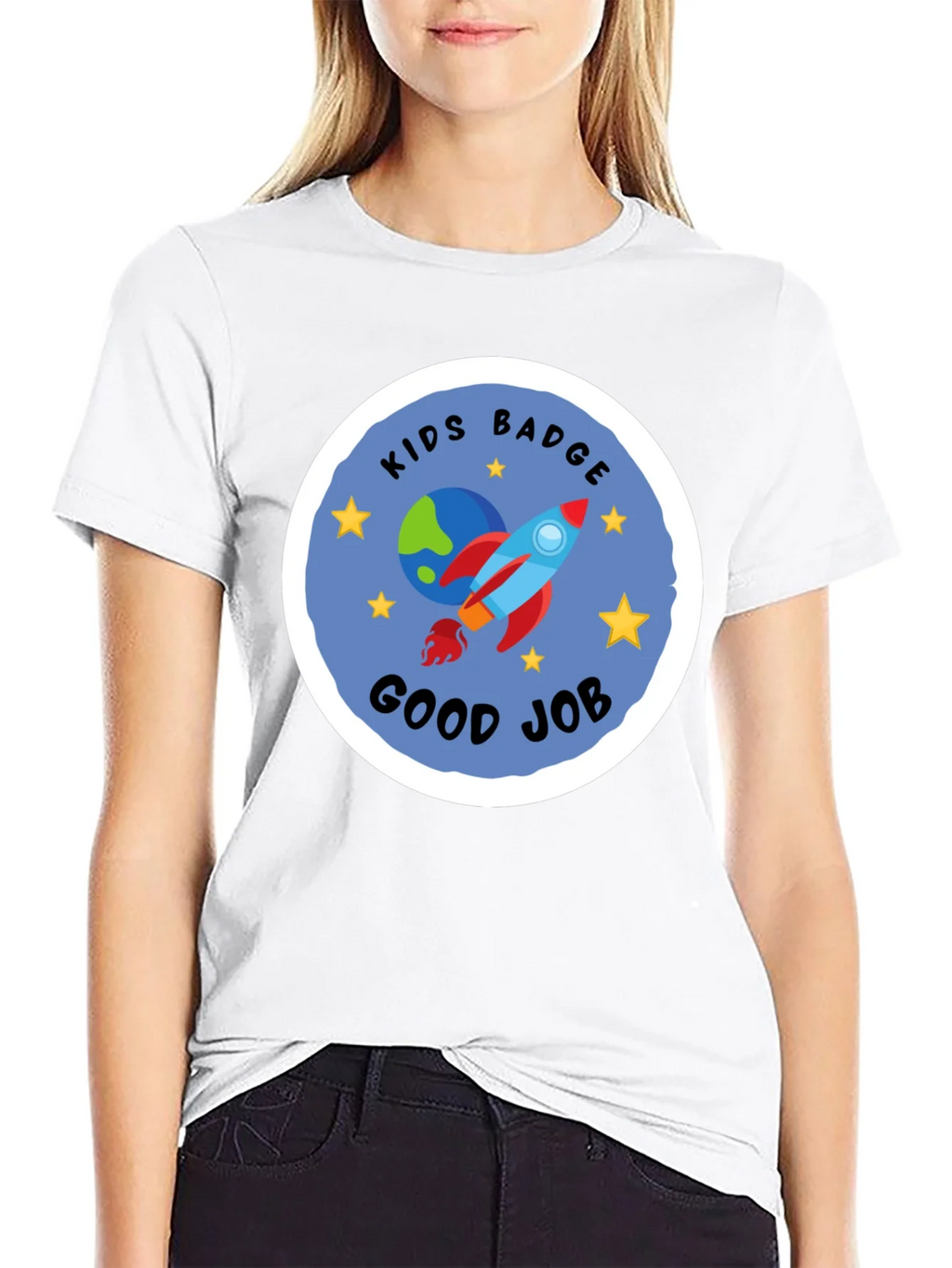 Kids Badge Good Job Graphic Tee product image 11