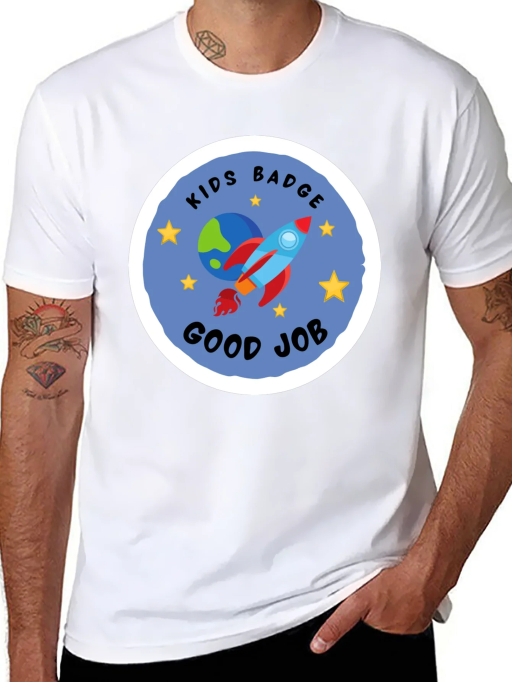 Kids Badge Good Job Graphic Tee product image 10