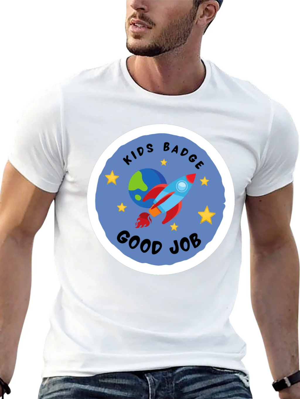 Kids Badge Good Job Graphic Tee product image 4