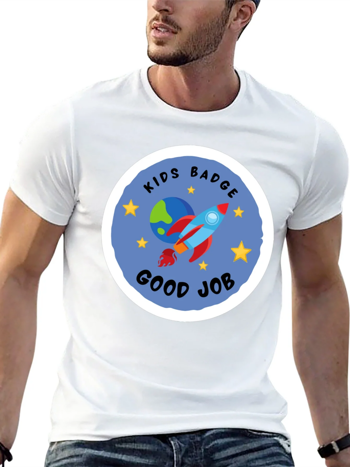 Kids Badge Good Job Graphic Tee product image 4