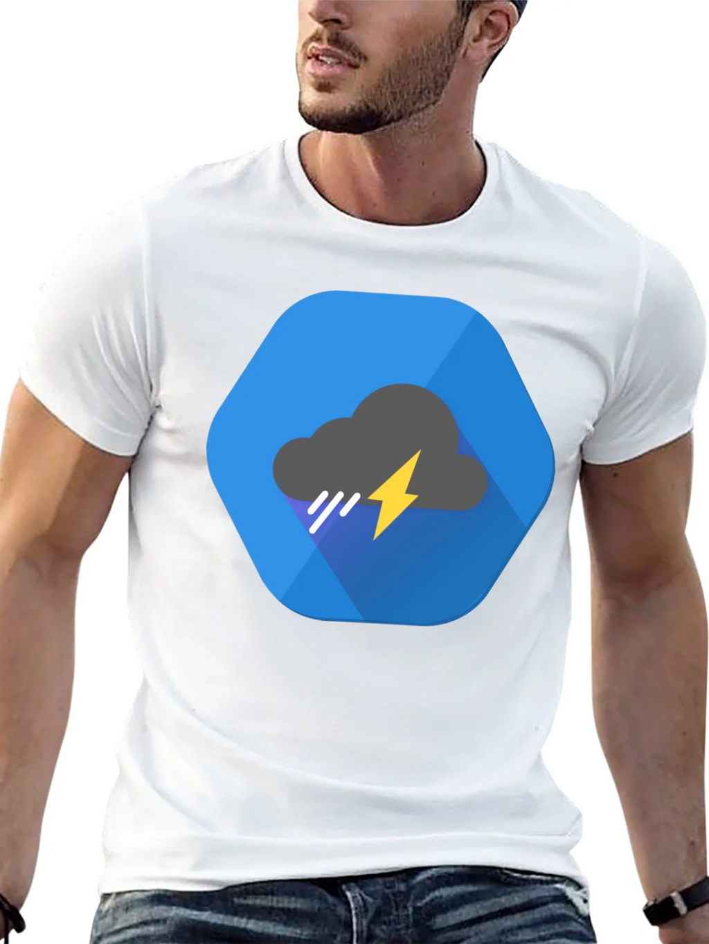 Cloud Storm T-Shirt - Weather Geek Style product image 4