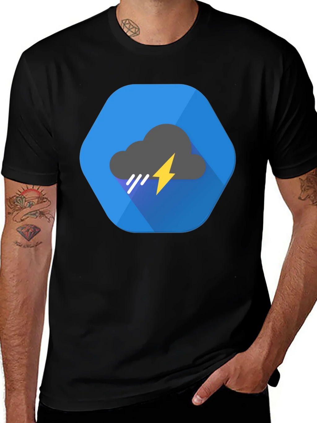 Cloud Storm T-Shirt - Weather Geek Style product image 1