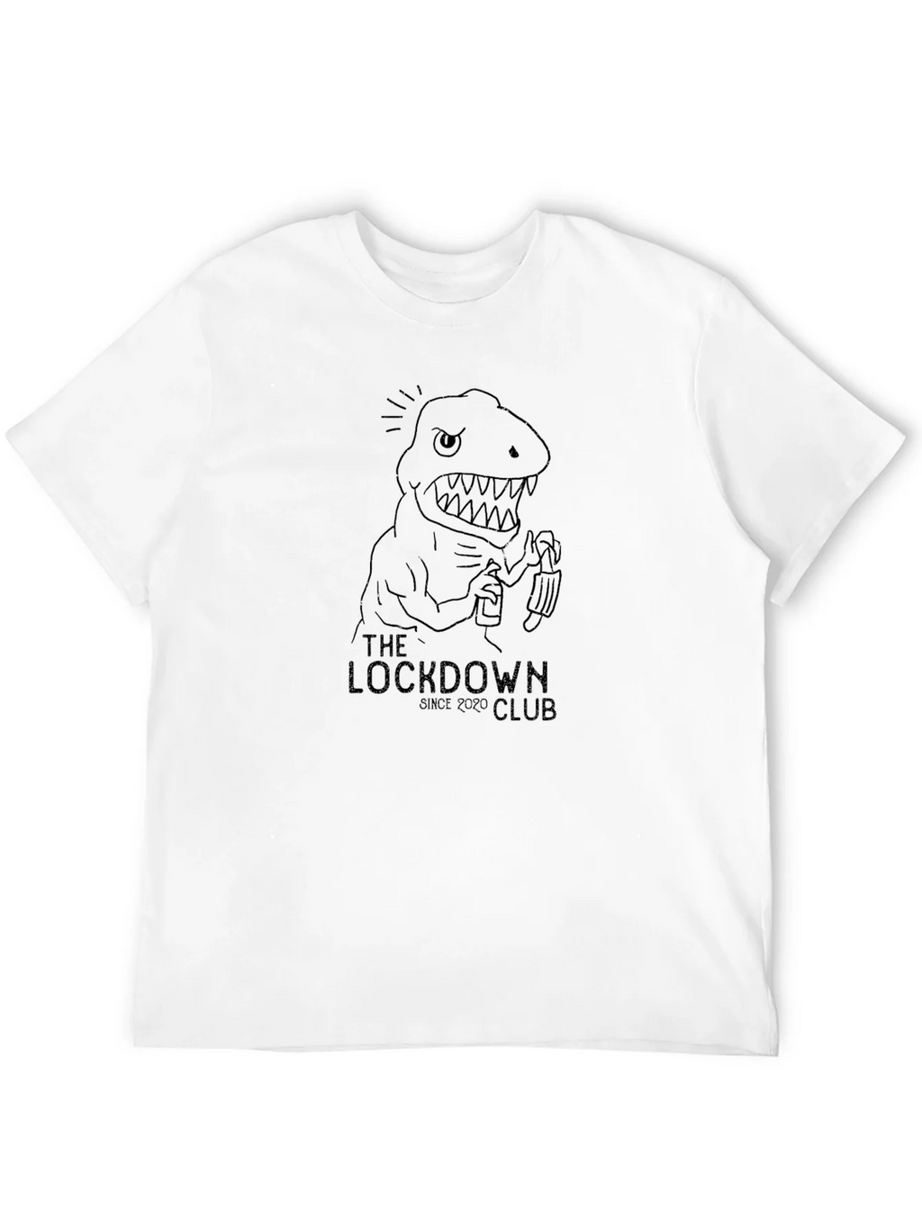 The Lockdown Club Tee - Dinosaur Graphic product image 3