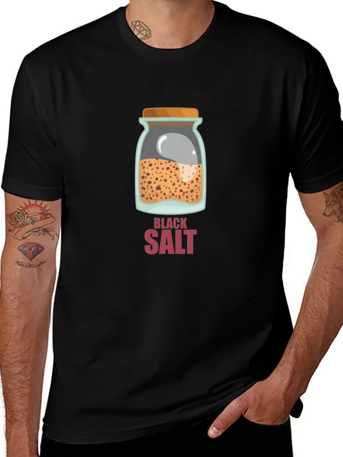 Black Salt Graphic T-Shirt product image 1