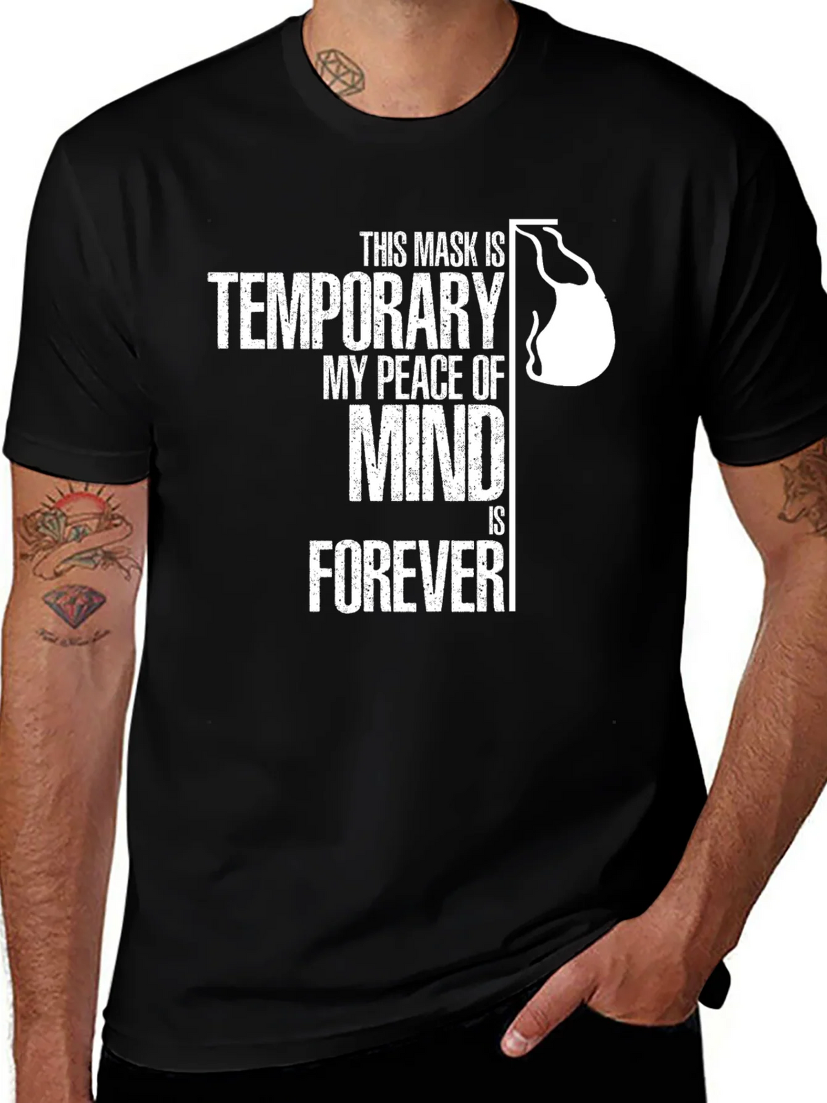 Temporary Mask Peace of Mind T-Shirt product image 1