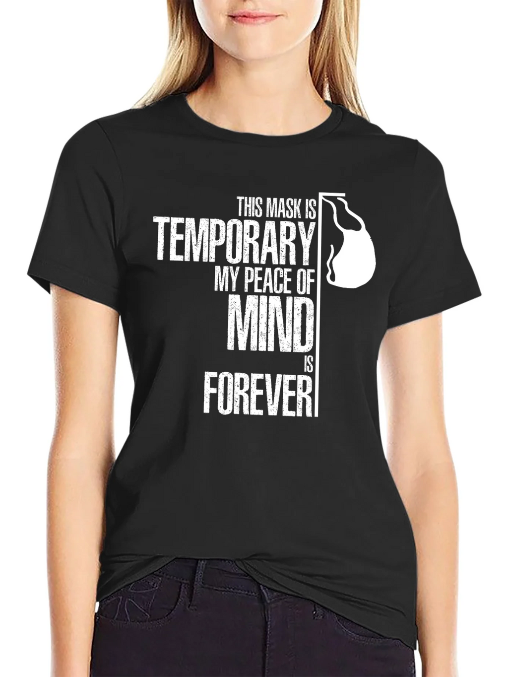 Temporary Mask Peace of Mind T-Shirt product image 5