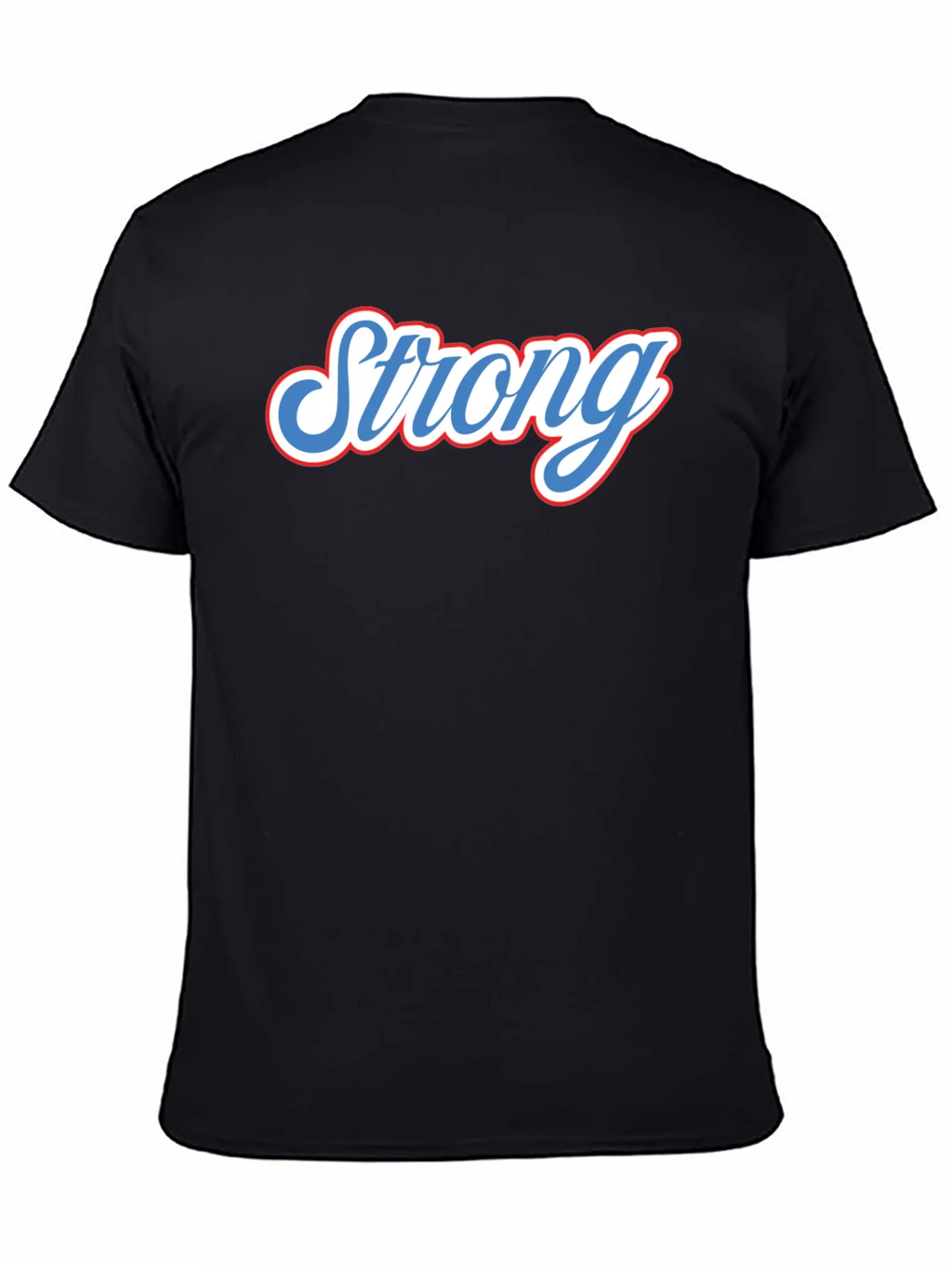 Strong Graphic Tee - Black Short Sleeve T-Shirt product image 7