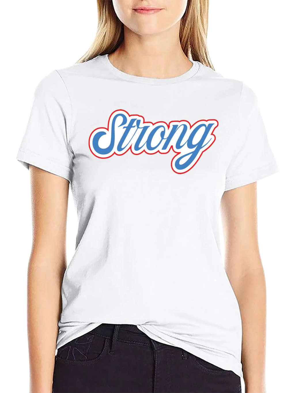 Strong Graphic Tee - Black Short Sleeve T-Shirt product image 11