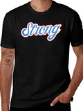 Strong Graphic Tee - Black Short Sleeve T-Shirt product image 1
