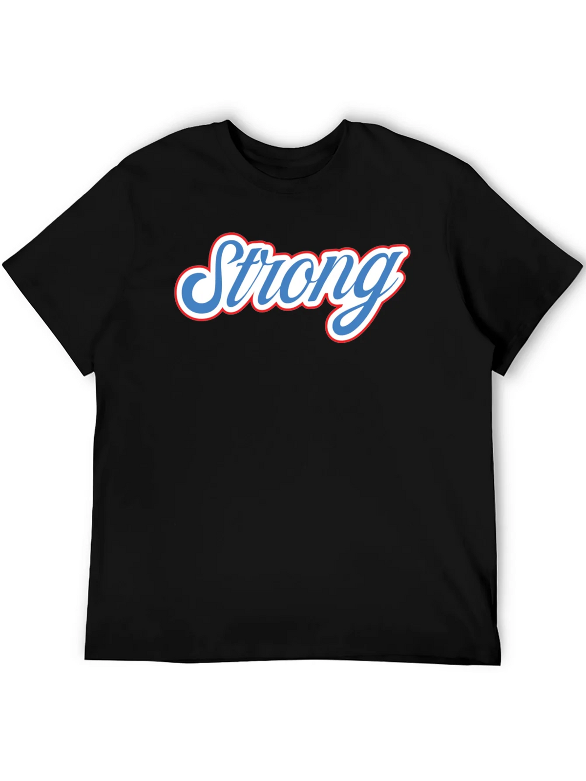 Strong Graphic Tee - Black Short Sleeve T-Shirt product image 8