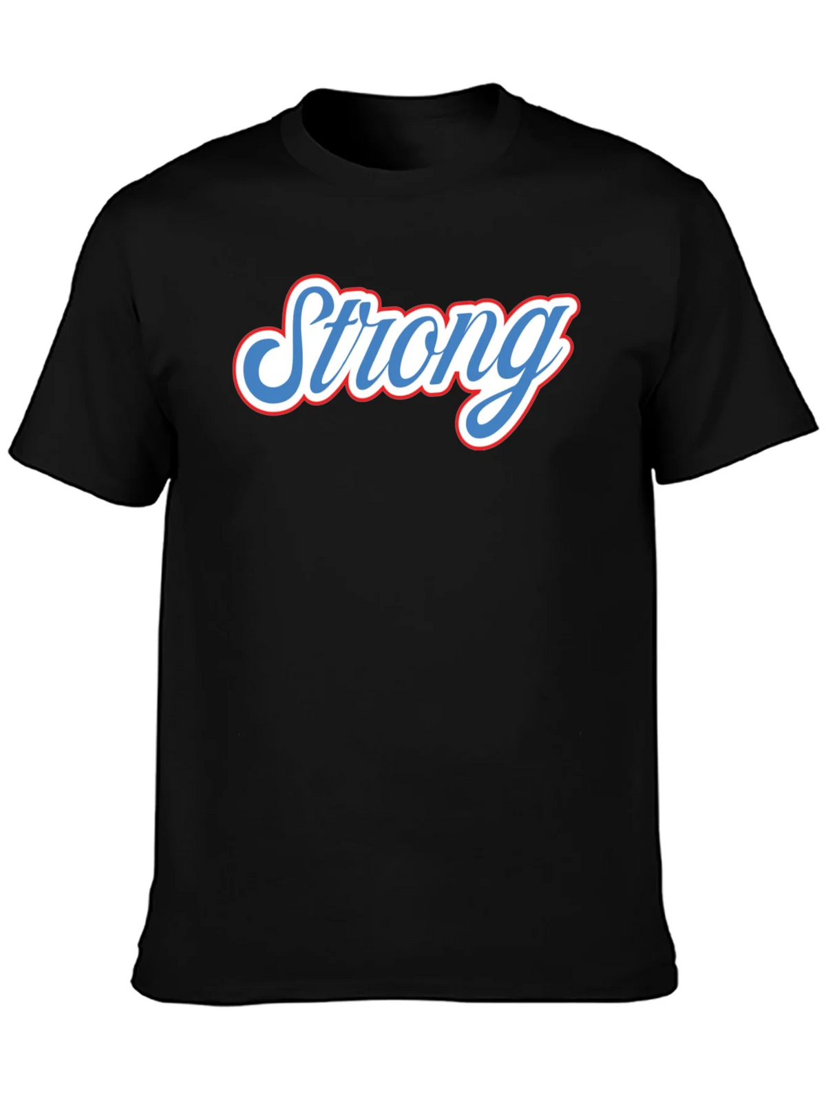 Strong Graphic Tee - Black Short Sleeve T-Shirt product image 6