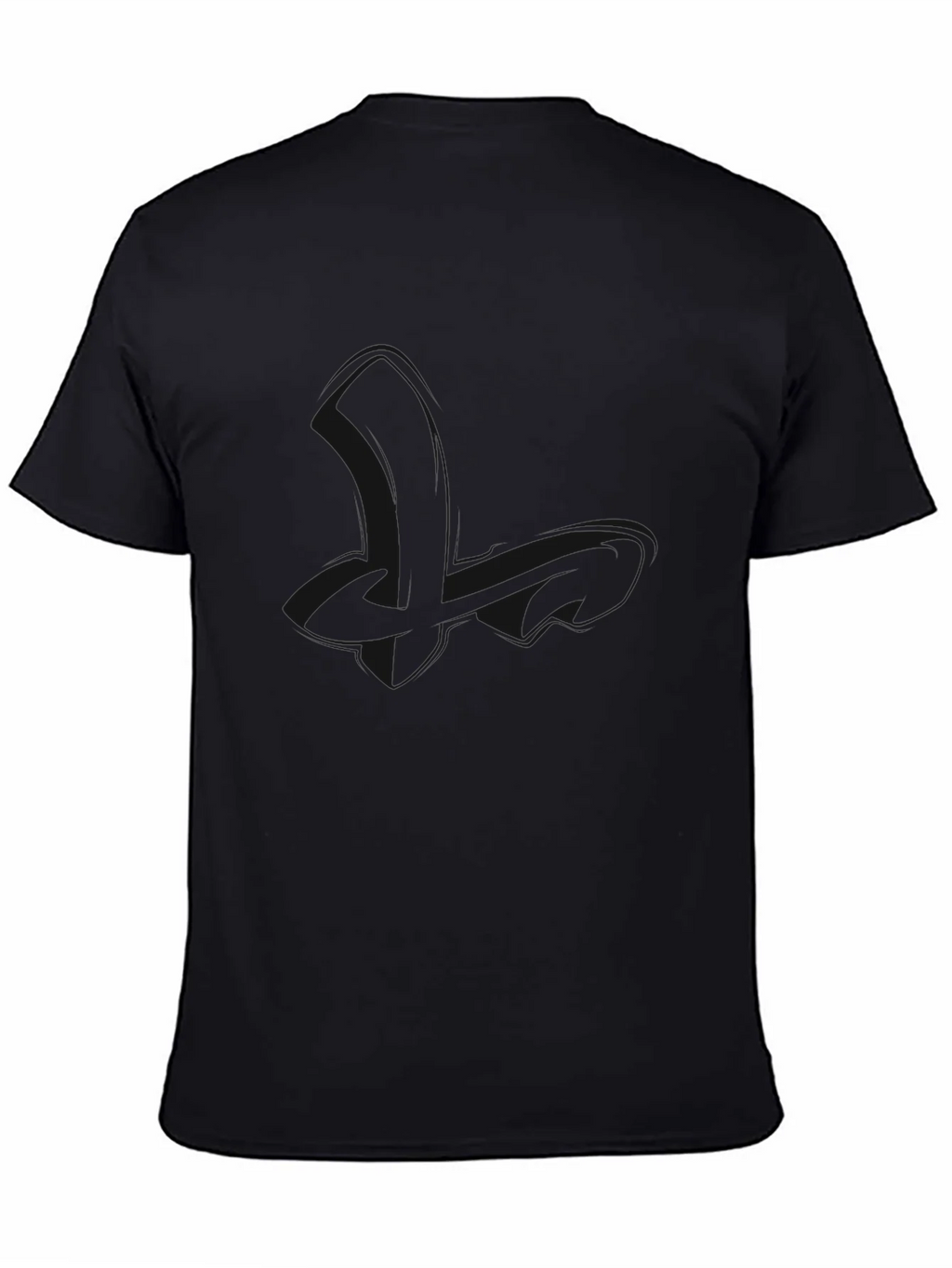 Classic Black Solid Color T-Shirt product image 7