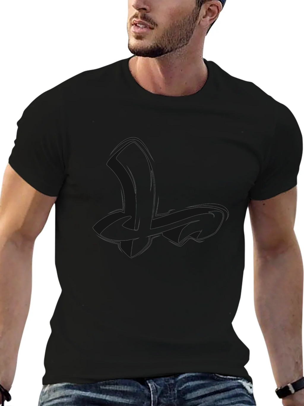 Classic Black Solid Color T-Shirt product image 9