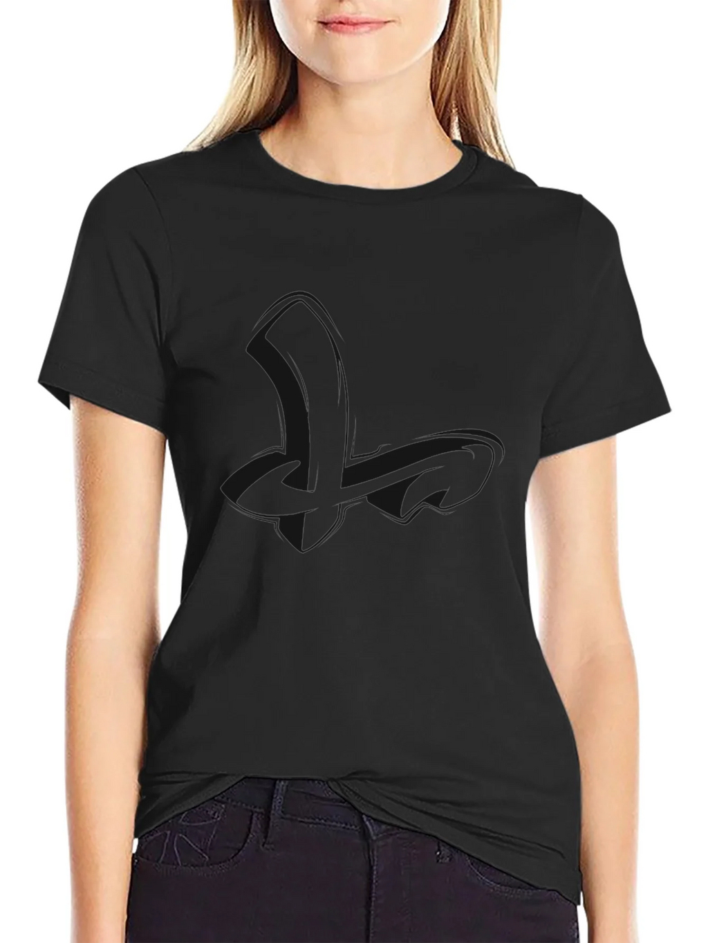 Classic Black Solid Color T-Shirt product image 5