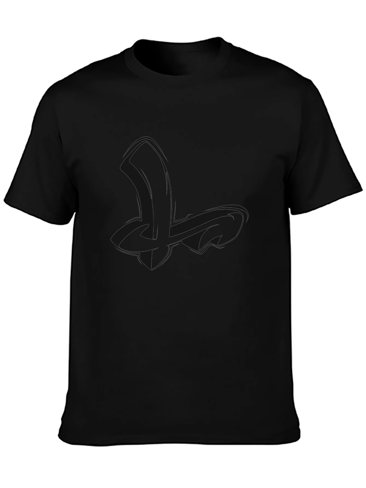 Classic Black Solid Color T-Shirt product image 6
