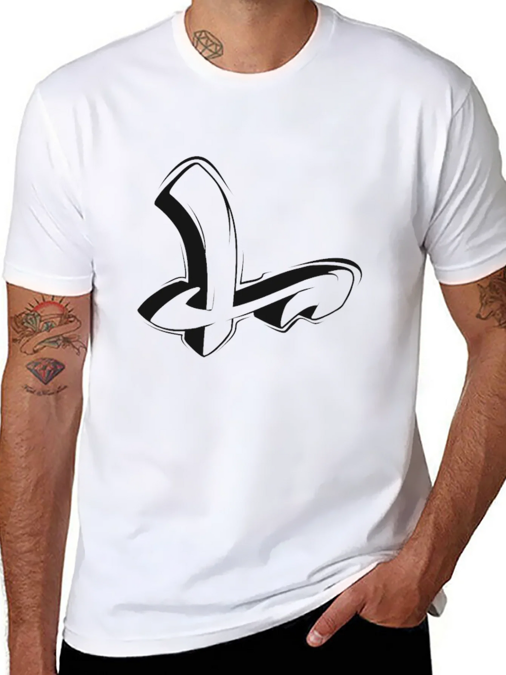 Classic Black Solid Color T-Shirt product image 10