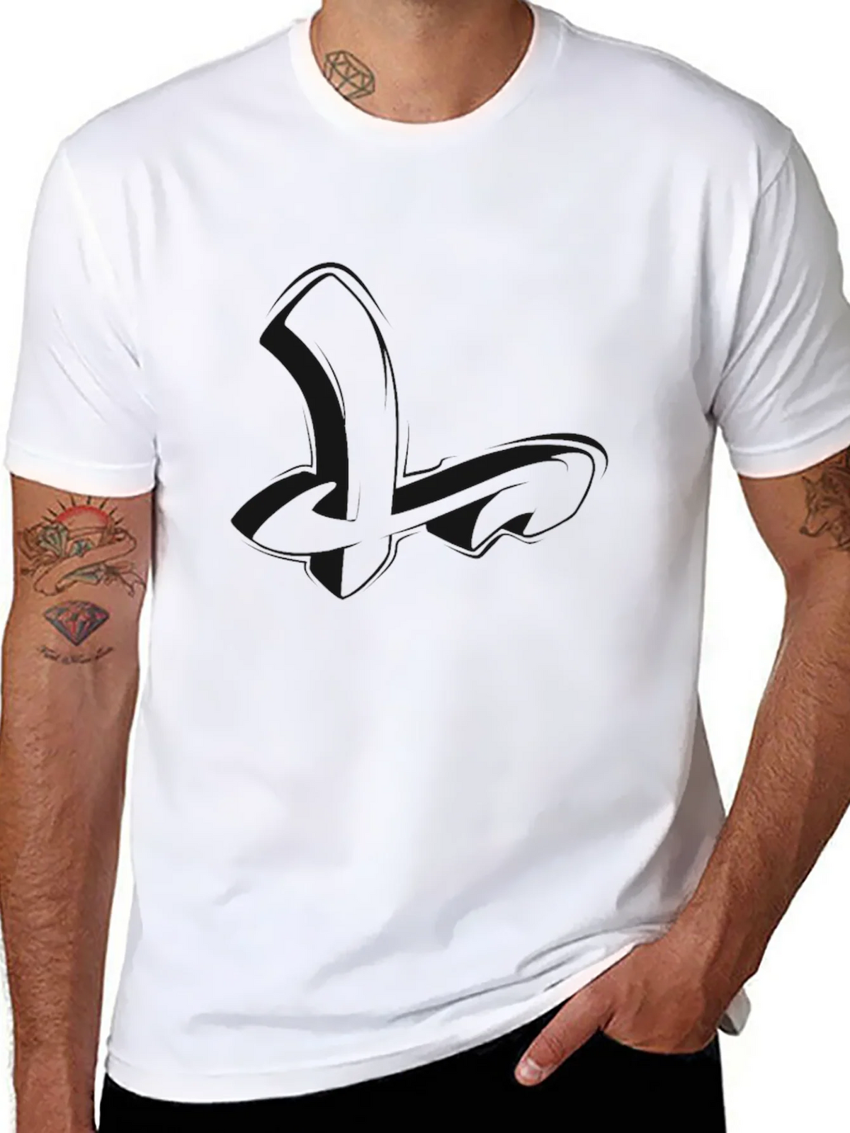 Classic Black Solid Color T-Shirt product image 10