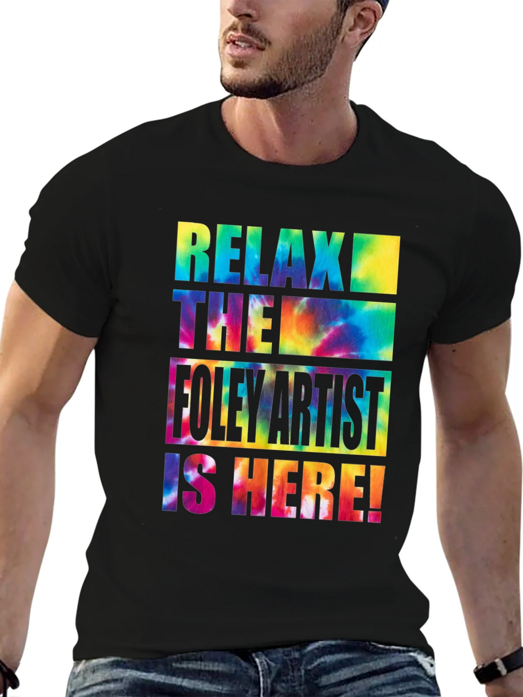 Relax the Foley Artist is Here! Graphic Tee product image 9