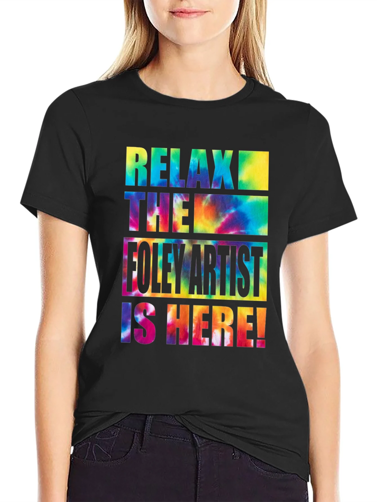 Relax the Foley Artist is Here! Graphic Tee product image 5