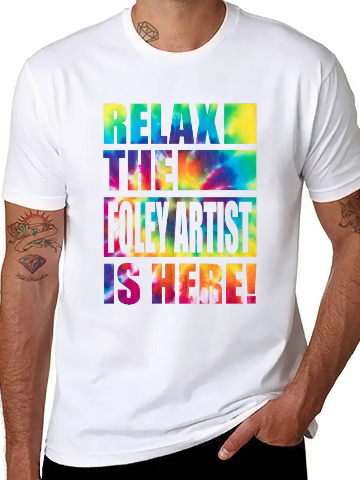 Relax the Foley Artist is Here! Graphic Tee product image 10