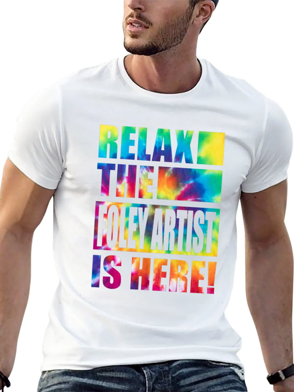Relax the Foley Artist is Here! Graphic Tee product image 4