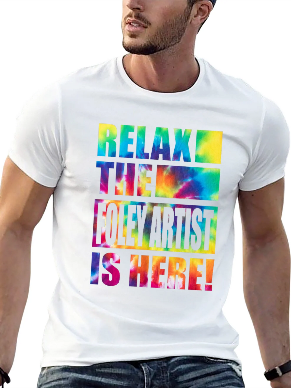 Relax the Foley Artist is Here! Graphic Tee product image 4