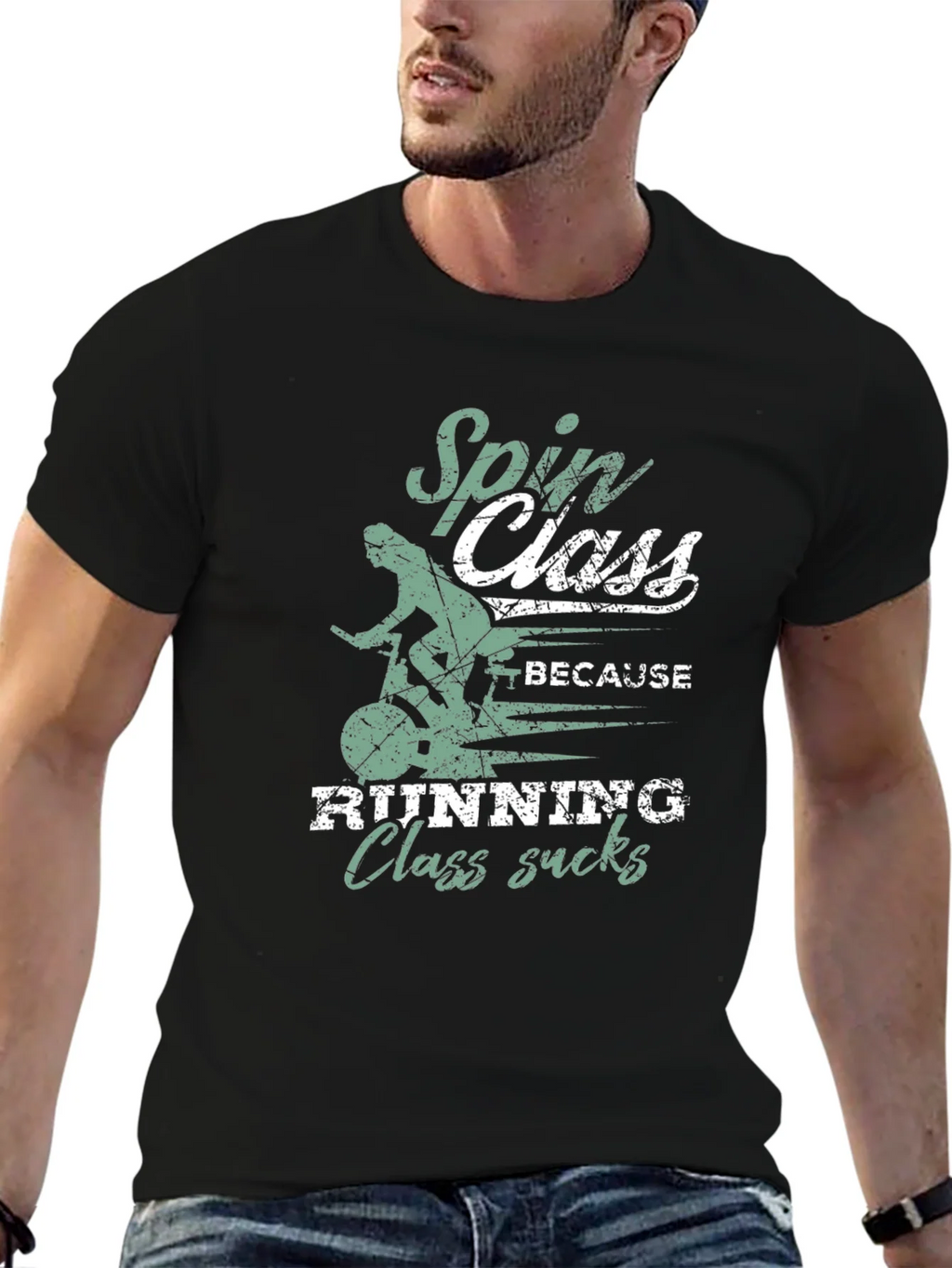 Spin Class Humor T-Shirt product image 9