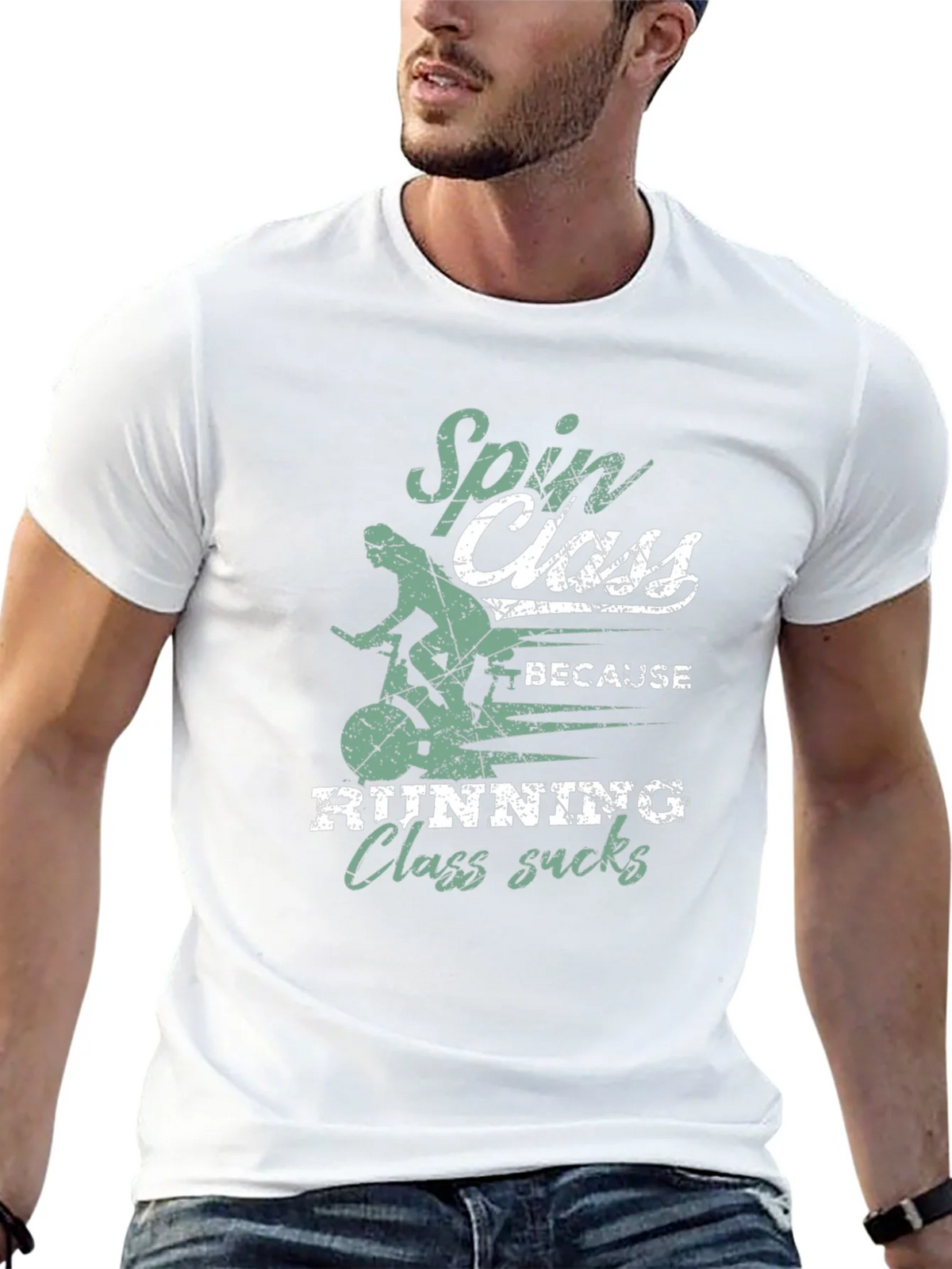 Spin Class Humor T-Shirt product image 4