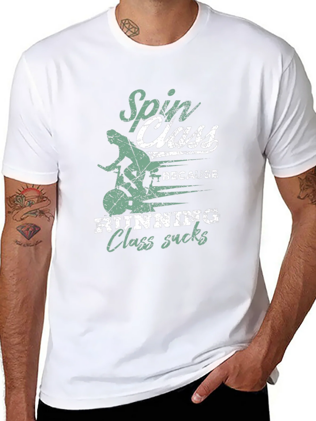 Spin Class Humor T-Shirt product image 10