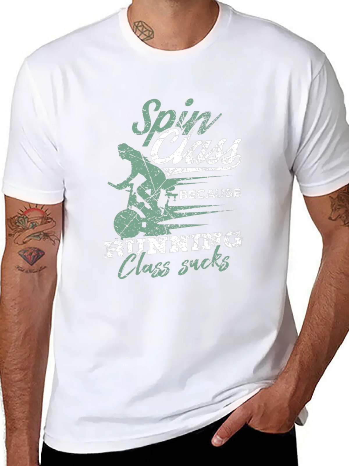 Spin Class Humor T-Shirt product image 10