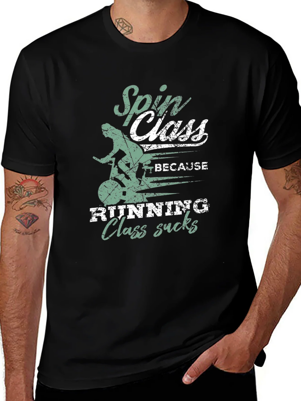 Spin Class Humor T-Shirt product image 1