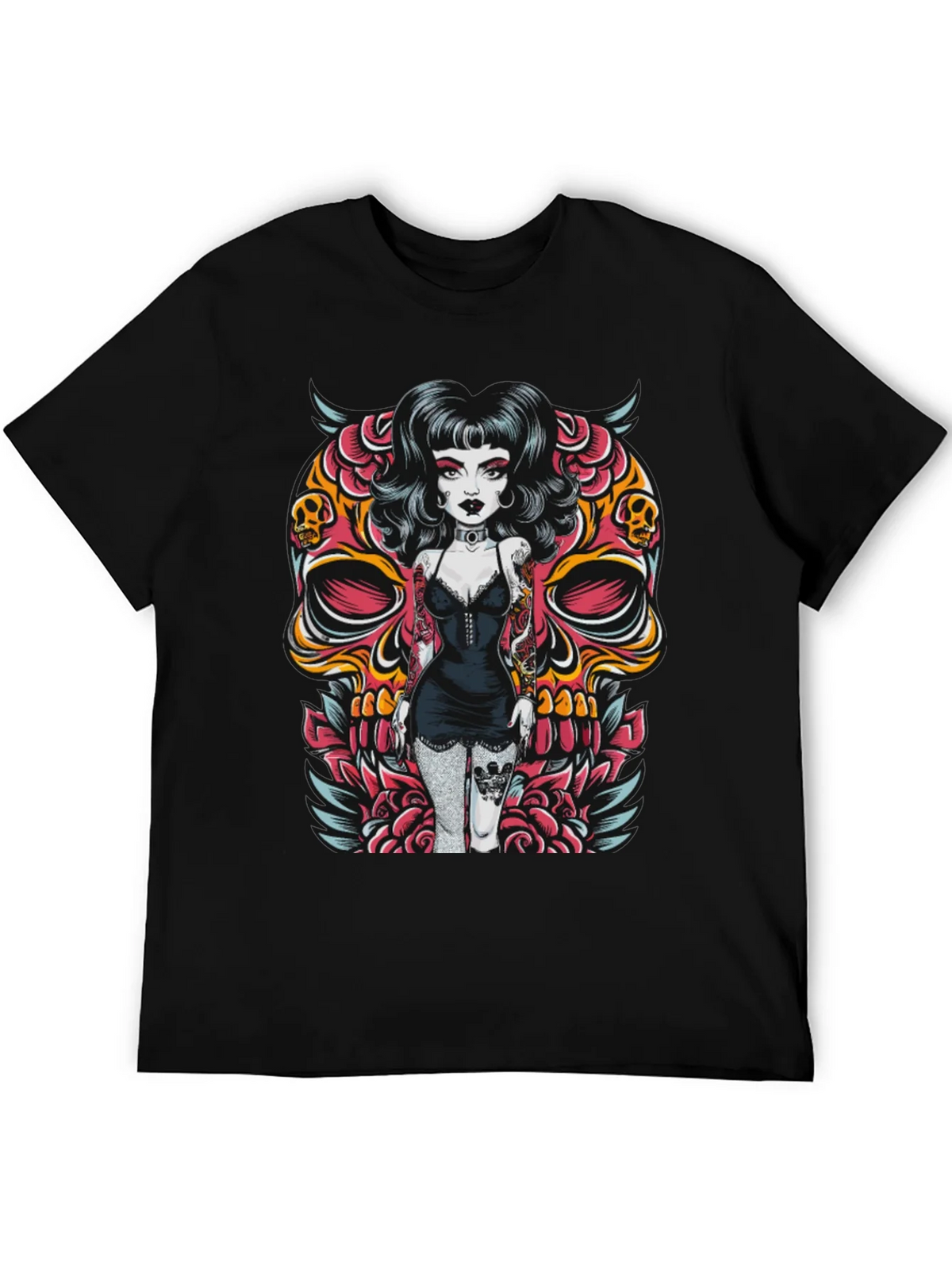 Skull Girl Graphic T-Shirt product image 8